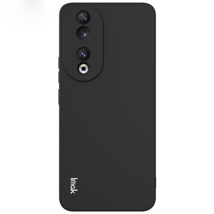 9D SKLO + PUZDRO 2v1 pre Honor 90 5G - Silikónové čierne