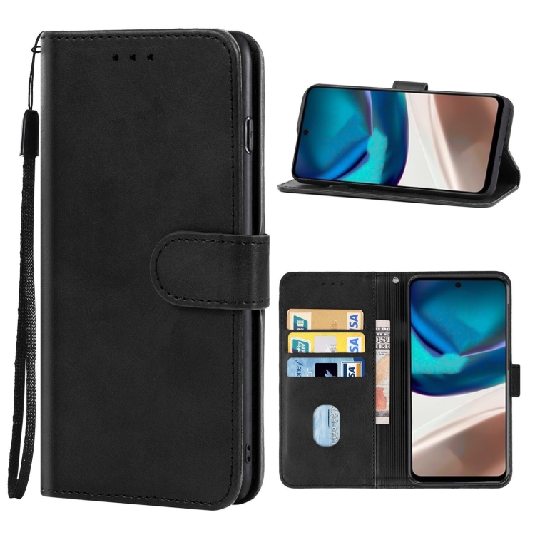 9D SKLO + PUZDRO 2v1 pre Motorola Moto G42 - Knižkové Solid čierne