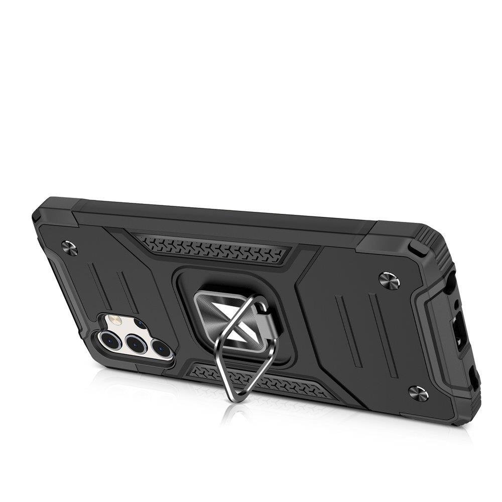 9D SKLO + PUZDRO 2v1 pre Samsung Galaxy A53 5G - Tvrdené SQUARE RING čierne