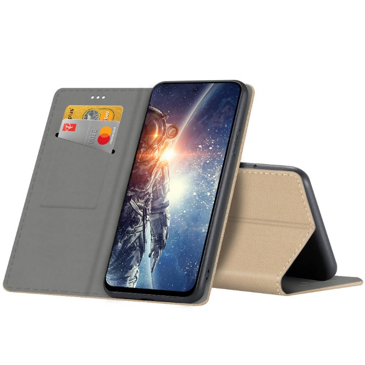 Knižkové puzdro pre Xiaomi Redmi 12 - SMART MAGNET zlaté