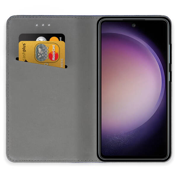 Knižkové puzdro pre Samsung Galaxy S23 FE - SMART MAGNET čierne
