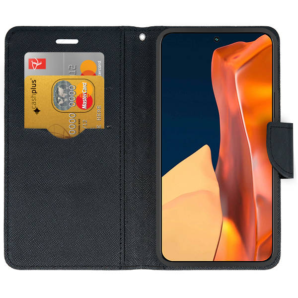 Knižkové puzdro pre Samsung Galaxy S23 FE - SMART FANCY čierne