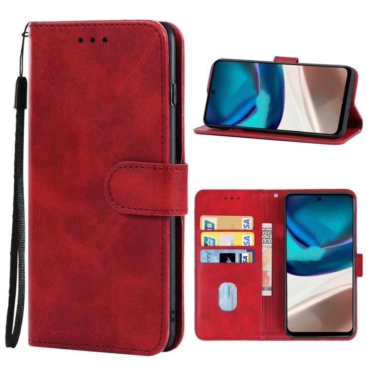 Knižkové puzdro pre Motorola Moto G42 - Solid červené
