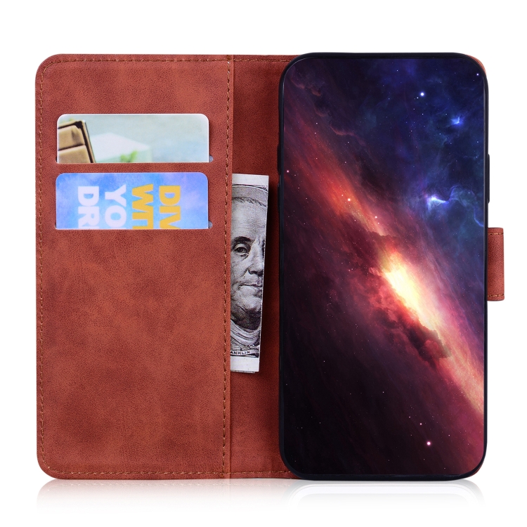 Knižkové puzdro pre Honor 90 Lite 5G - SOLID hnedé