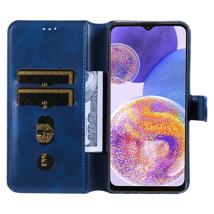 Knižkové puzdro pre Samsung Galaxy A23 / A23 5G - SOLID modré