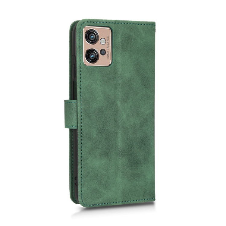 9D SKLO + PUZDRO 2v1 pre Motorola Moto G32 - Knižkové Solid zelené