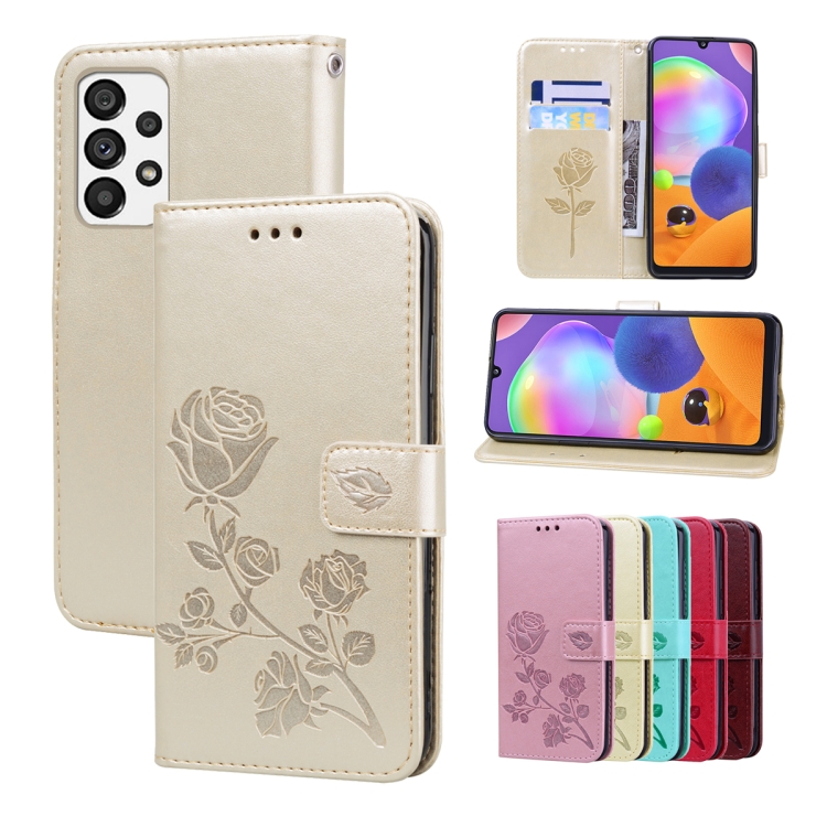 Knižkové puzdro pre Samsung Galaxy A23 / A23 5G - ROSE zlaté