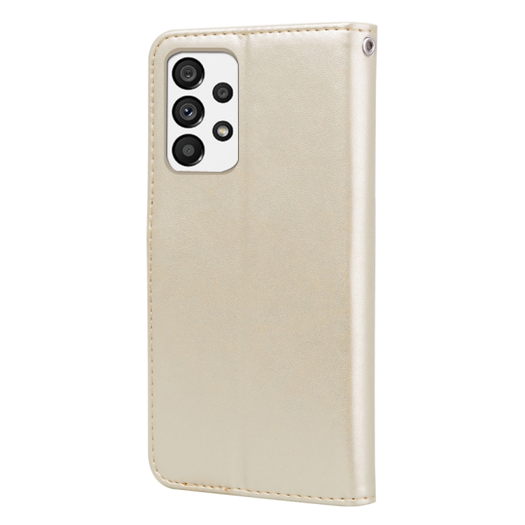 Knižkové puzdro pre Samsung Galaxy A23 / A23 5G - ROSE zlaté