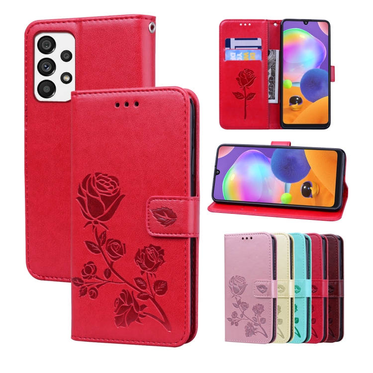 Knižkové puzdro pre Samsung Galaxy A23 / A23 5G - ROSE červené