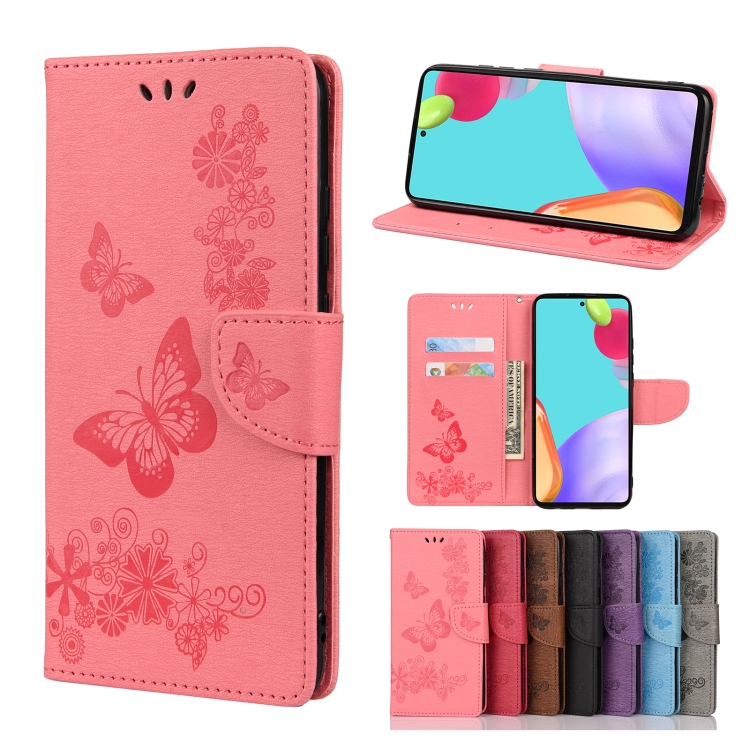Knižkové puzdro pre Samsung Galaxy A23 / A23 5G - BUTTERFLY ružové