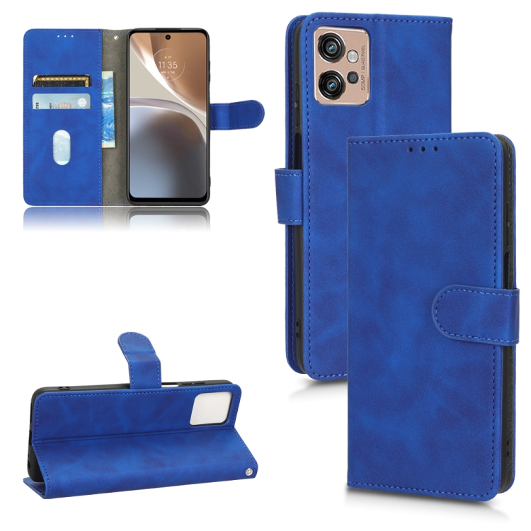 Knižkové puzdro pre Motorola Moto G32 - Solid modré