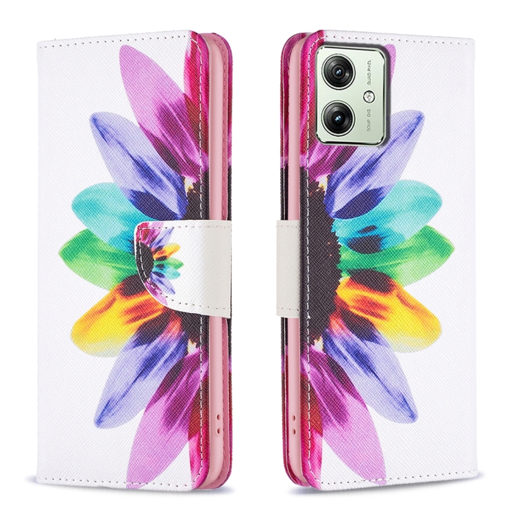 Knižkové puzdro pre Moto G54 5G / G54 5G Power Edition - SUN FLOWER