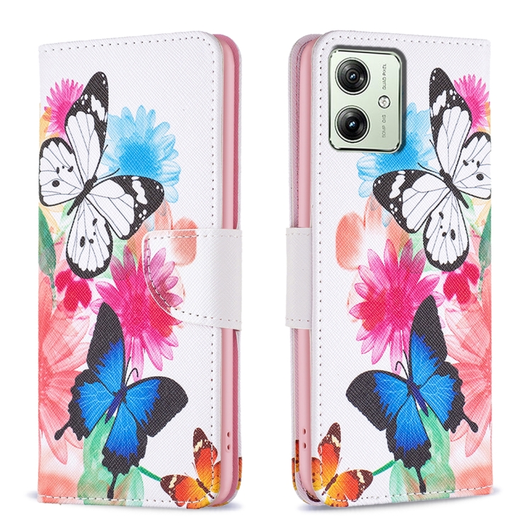 Knižkové puzdro pre Moto G54 5G / G54 5G Power Edition - FANCY Butterfly