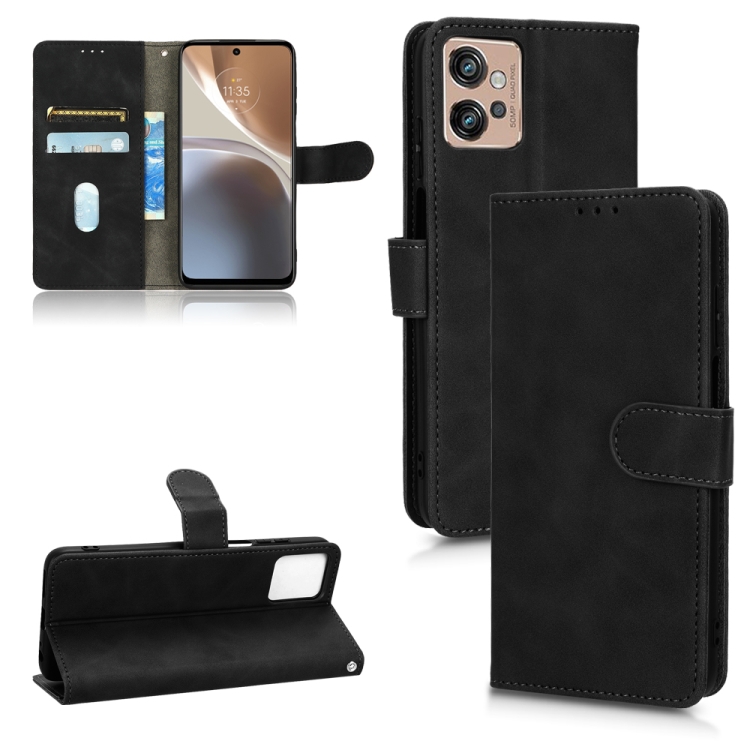 Knižkové puzdro pre Motorola Moto G32 - Solid čierne