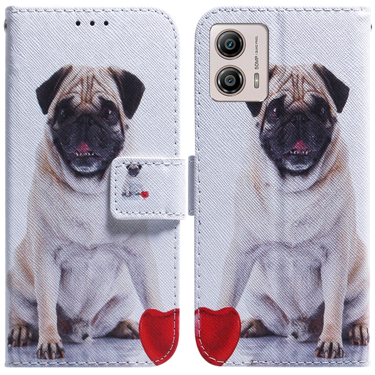 SKLO + PUZDRO 2v1 pre Motorola Moto G23 / G13 - Knižkové ART PUG