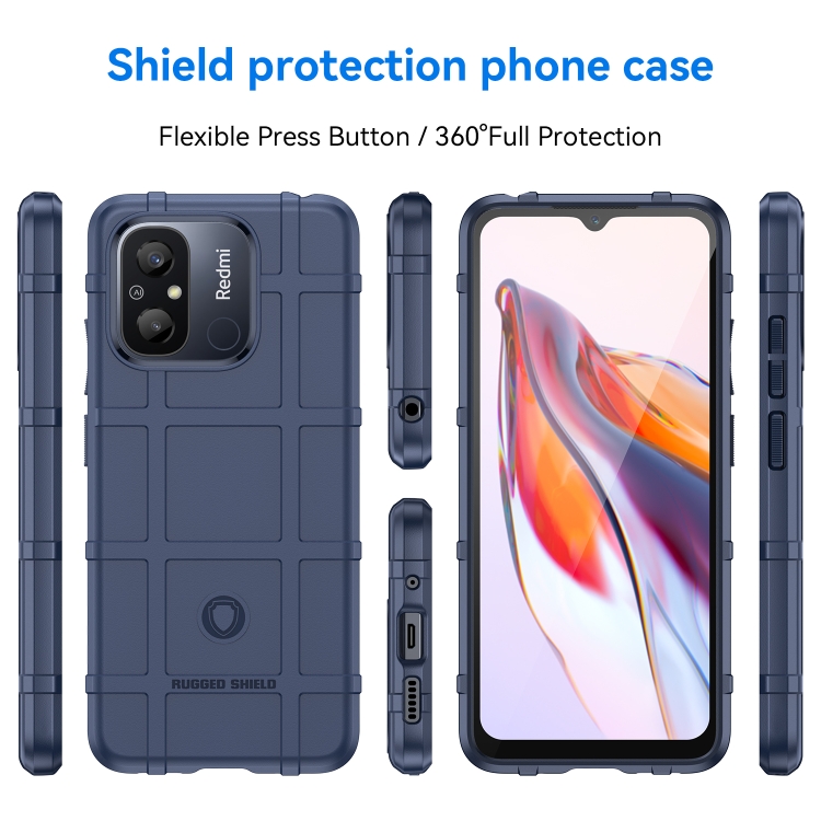 SKLO + PUZDRO 2v1 pre Xiaomi Redmi 12C - Zadné COVERAGE modré
