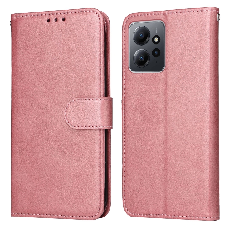 Knižkové puzdro pre Xiaomi Redmi Note 12 - Knižkové SOLID ružové