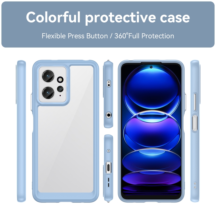 Tvrdený kryt pre Xiaomi Redmi Note 12 - SPACE modrý