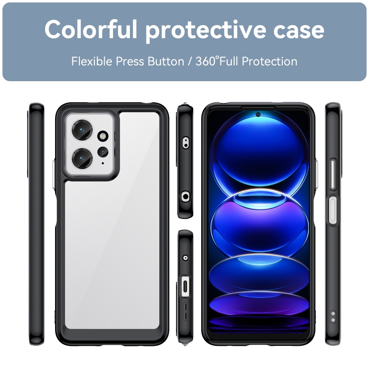 Tvrdený kryt pre Xiaomi Redmi Note 12 - SPACE čierny