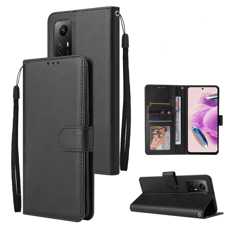 Knižkové puzdro pre Xiaomi Redmi Note 12S - Knižkové SOLID čierne