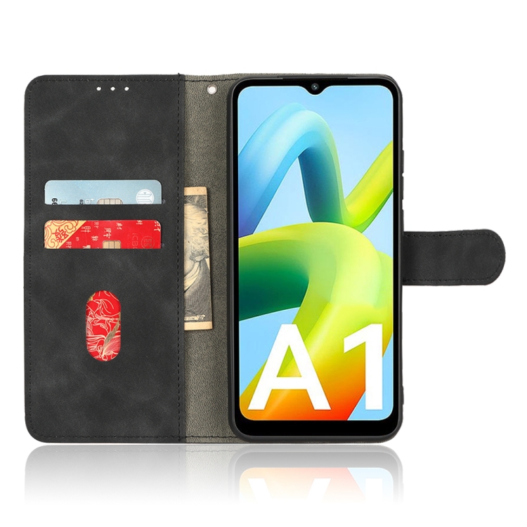 Knižkové puzdro pre Xiaomi Redmi A1 / Redmi A2 - Knižkové SOLID čierne