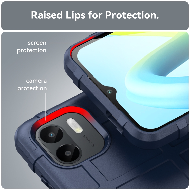 Tvrdený kryt pre Xiaomi Redmi A1 / Redmi A2 - COVERAGE modrý