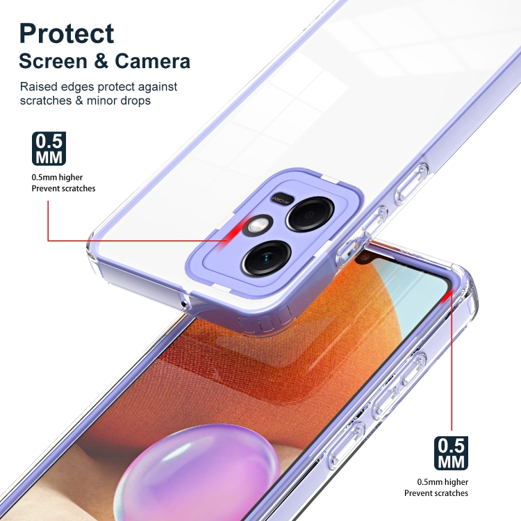 Tvrdený kryt pre Xiaomi Redmi Note 12 5G - SPACE fialový