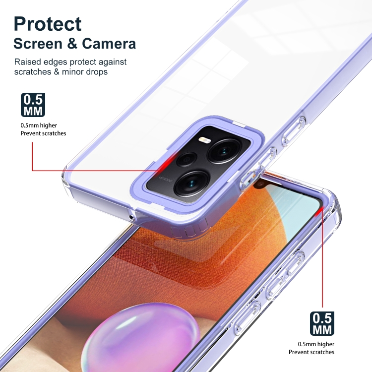 Tvrdený kryt pre Xiaomi Redmi Note 12 Pro+ 5G - SPACE fialový