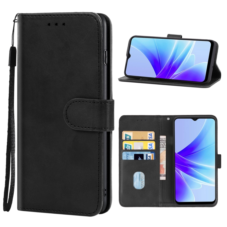 Set 2v1 sklo + knižkové puzdro na Oppo A57 5G 2022 / Oppo A57s 4G – Solid, čierný