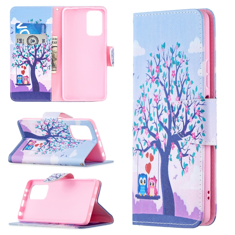 SKLO + PUZDRO 2v1 pre Xiaomi Redmi Note 10 Pro - Knižkové SOLID Owl Tree