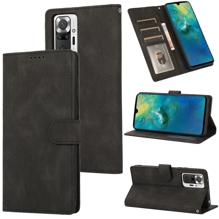 Knižkové puzdro pre Xiaomi Redmi Note 10 Pro - Knižkové SOLID čierne