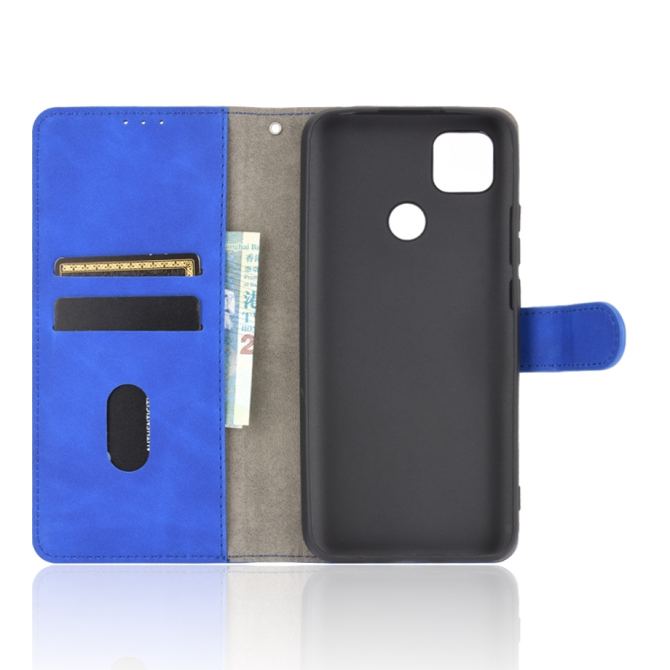 Knižkové puzdro pre Xiaomi Redmi 9C - Knižkové SOLID modré