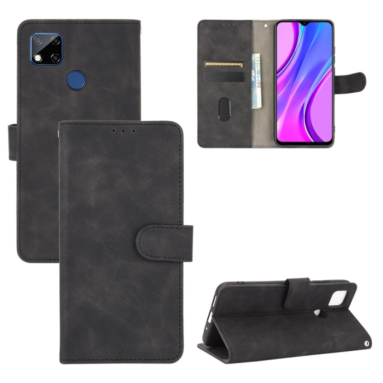 Knižkové puzdro pre Xiaomi Redmi 9C - Knižkové SOLID čierne