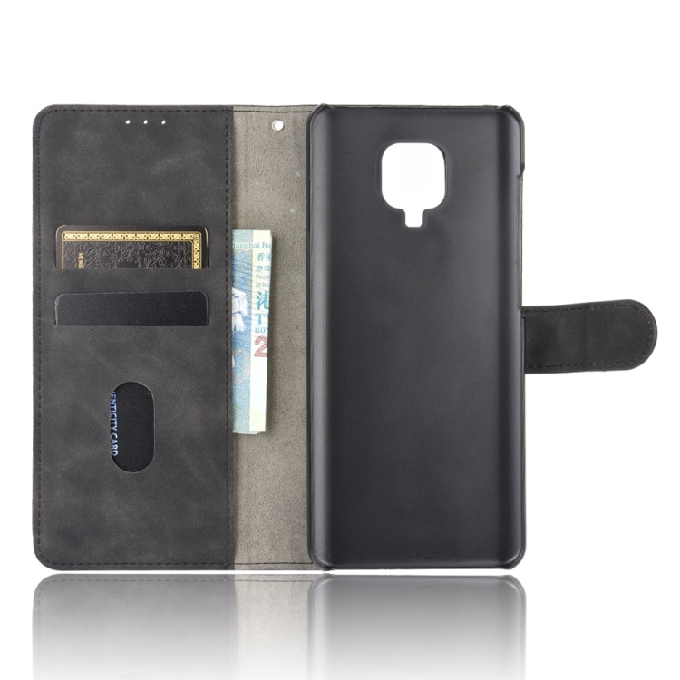 SKLO + PUZDRO 2v1 pre Xiaomi Redmi Note 9 Pro / Note 9s - Knižkové SOLID čierne