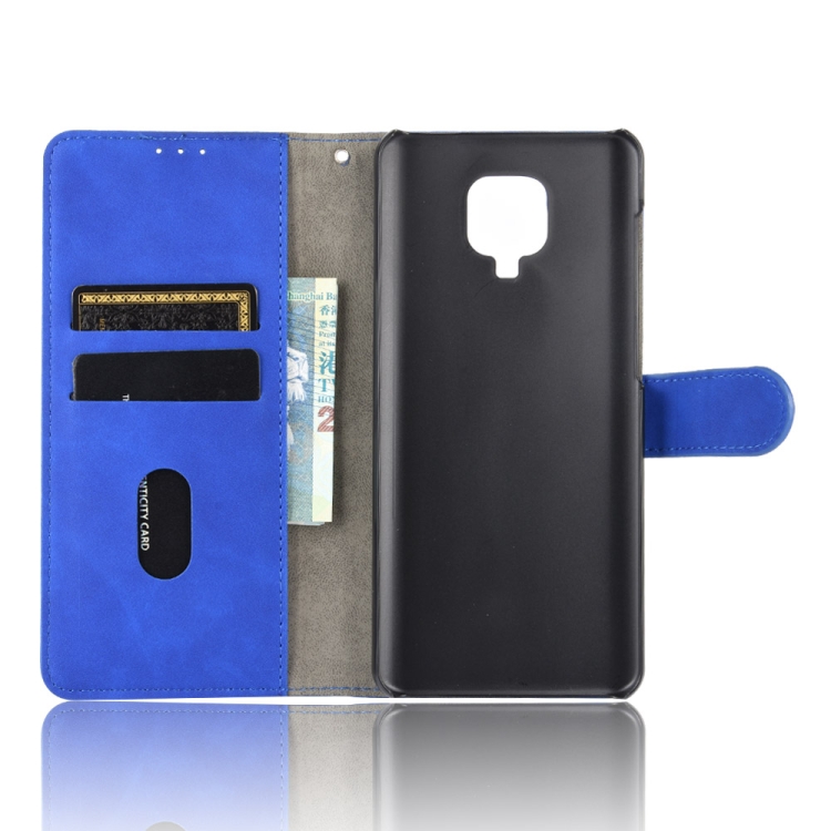 SKLO + PUZDRO 2v1 pre Xiaomi Redmi Note 9 Pro / Note 9s - Knižkové SOLID modré