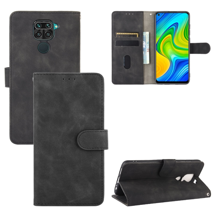 Knižkové puzdro pre Xiaomi Redmi Note 9 - Knižkové SOLID čierne