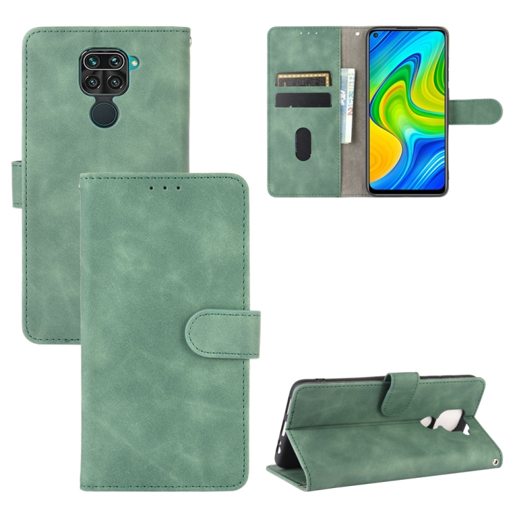 Knižkové puzdro pre Xiaomi Redmi Note 9 - Knižkové SOLID zelené
