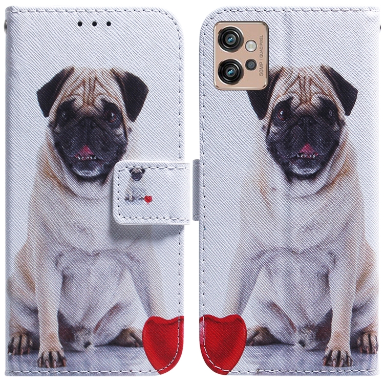 Knižkové puzdro pre Motorola Moto G32 - ART PUG