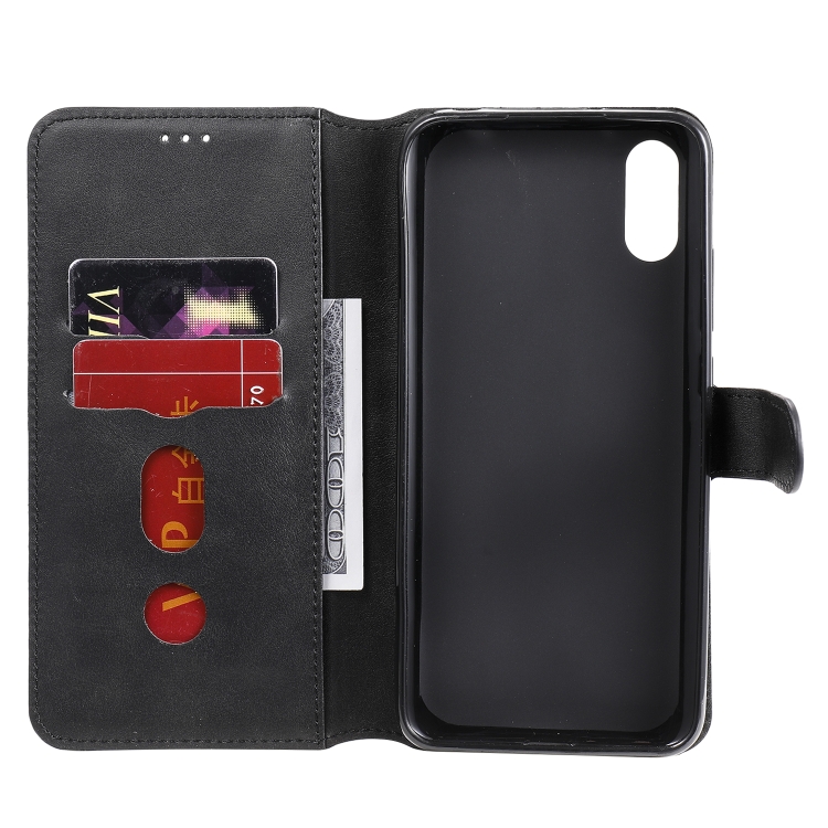 SKLO + PUZDRO 2v1 pre Xiaomi Redmi 9A / 9AT - Knižkové SOLID čierne