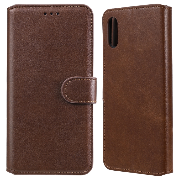 SKLO + PUZDRO 2v1 pre Xiaomi Redmi 9A / 9AT - Knižkové SOLID hnedé
