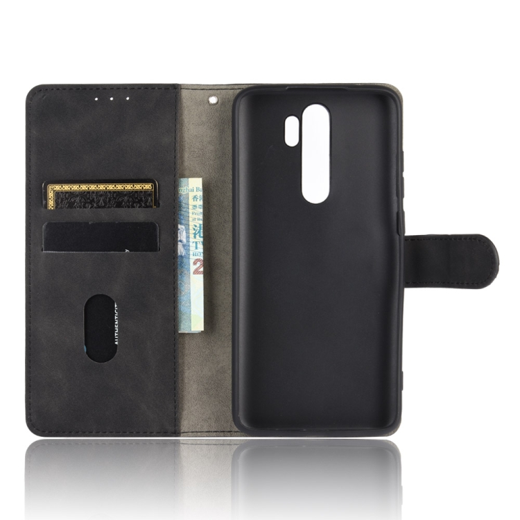 SKLO + PUZDRO 2v1 pre Xiaomi Redmi Note 8 Pro - Knižkové SOLID čierne
