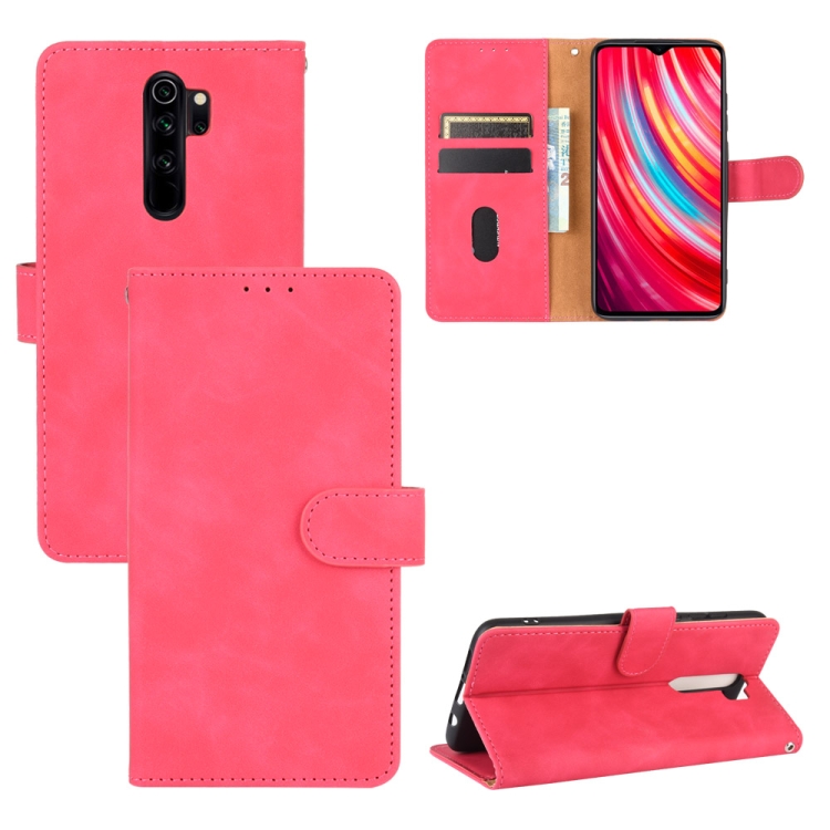 Knižkové puzdro pre Xiaomi Redmi Note 8 Pro - Knižkové SOLID ružové