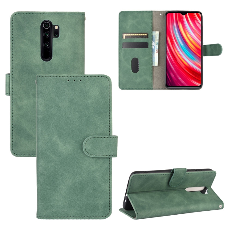 Knižkové puzdro pre Xiaomi Redmi Note 8 Pro - Knižkové SOLID zelené