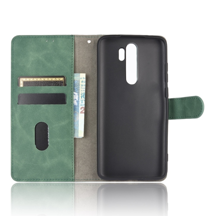 Knižkové puzdro pre Xiaomi Redmi Note 8 Pro - Knižkové SOLID zelené