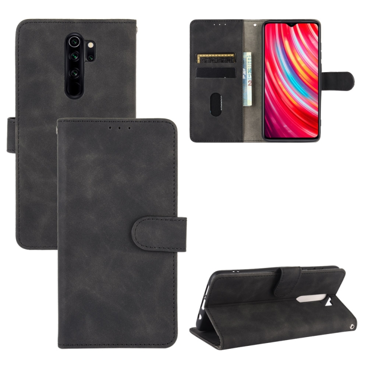 Knižkové puzdro pre Xiaomi Redmi Note 8 Pro - Knižkové SOLID čierne