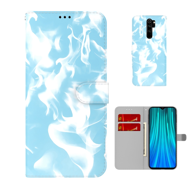 Knižkové puzdro pre Xiaomi Redmi Note 8 Pro - Knižkové CLOUD modré