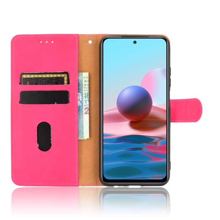 Knižkové puzdro pre Xiaomi Redmi Note 10 / 10s - Knižkové SOLID ružové