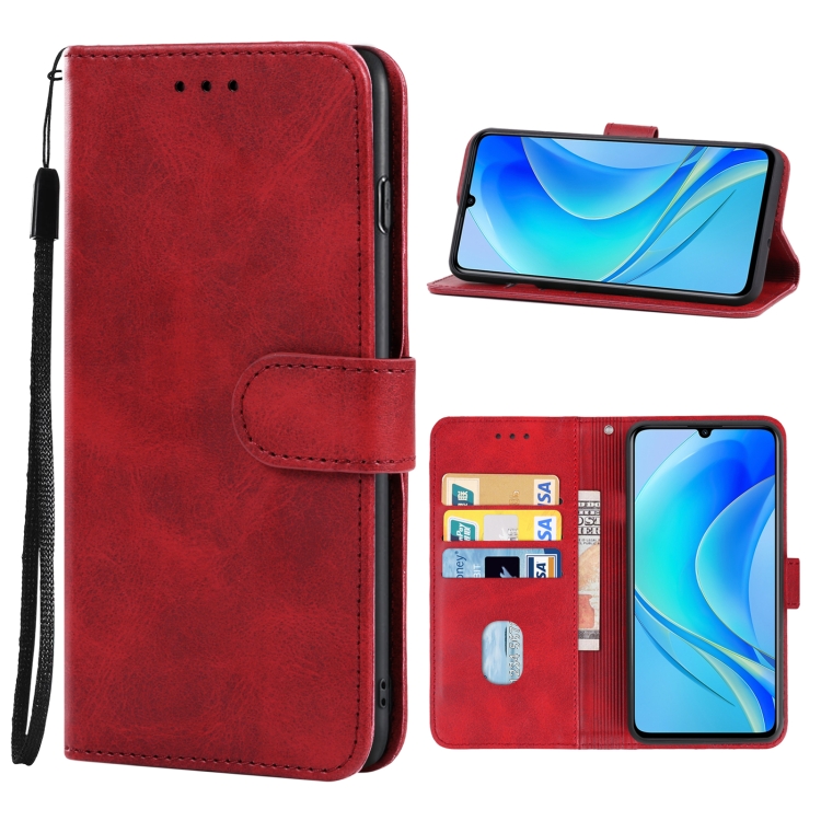 Knižkové puzdro pre Huawei Nova Y70 - Solid červené