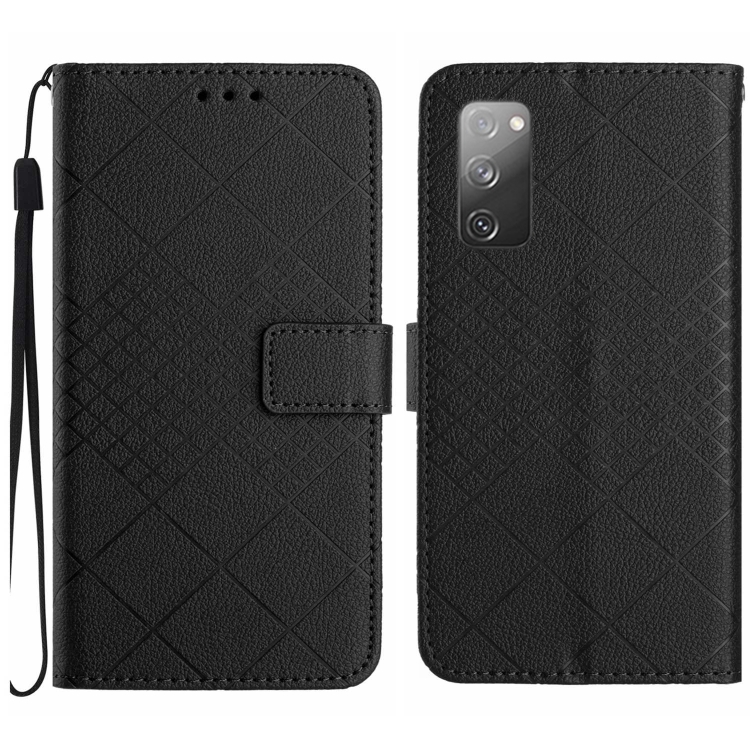 Knižkové puzdro pre Samsung Galaxy S20 FE - TEXTURE čierne
