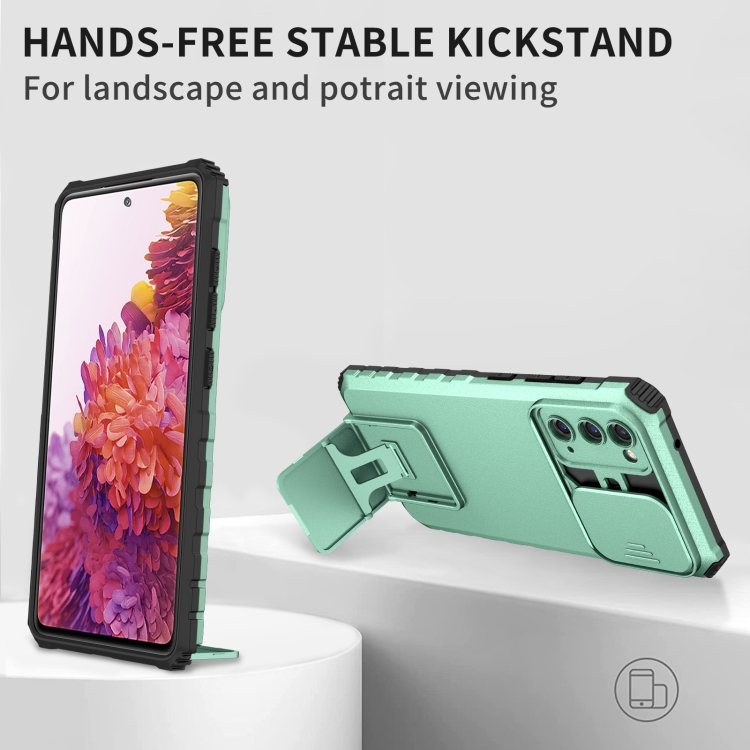 Tvrdený kryt pre Samsung Galaxy S20 FE - HOLDER mentolový
